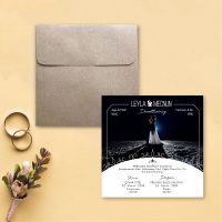 Gelin Damat Resimli Nikah Davetiyesi